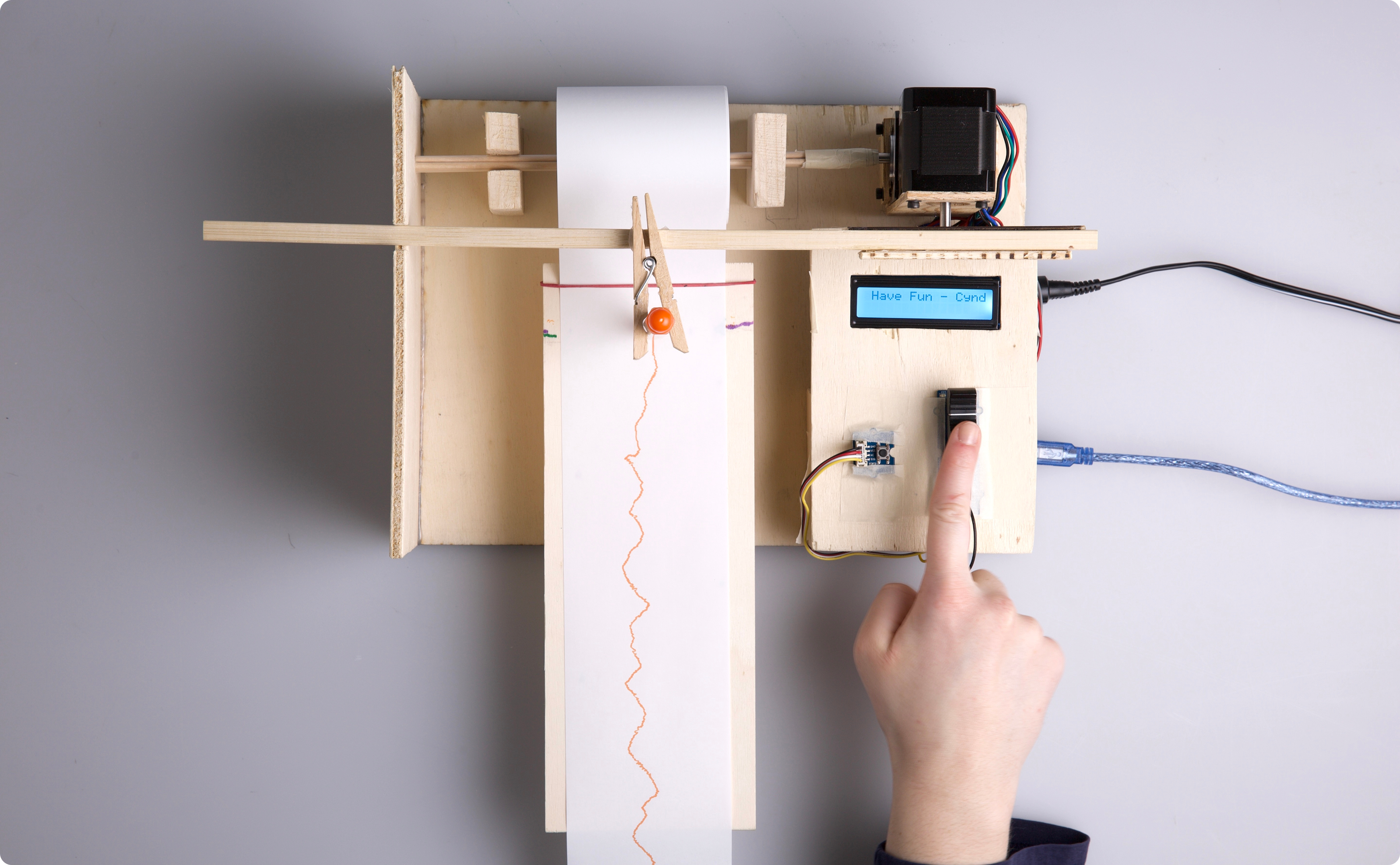 Sound Plotter Device Front View