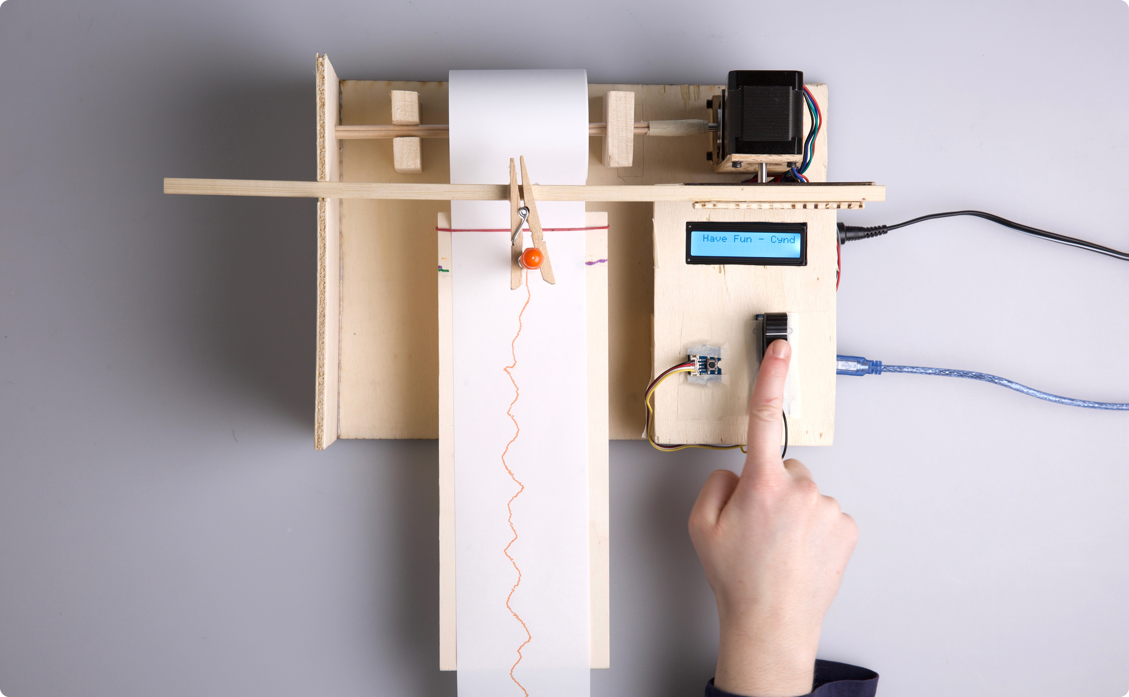 Sound Plotter Device Front View